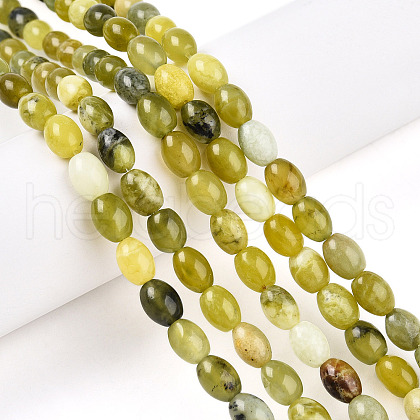 Natural Xiuyan Jade Beads Strands G-N346-02B-11-1