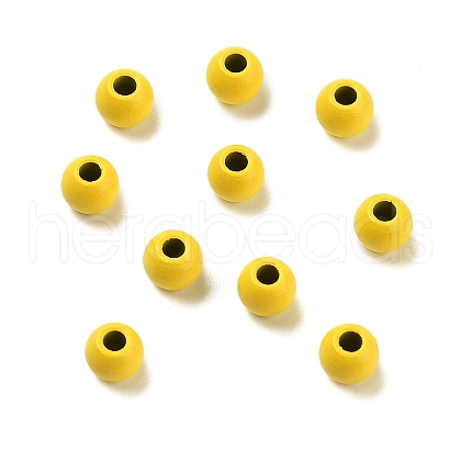 Spray Painted 202 Stainless Steel Beads STAS-G340-01F-1