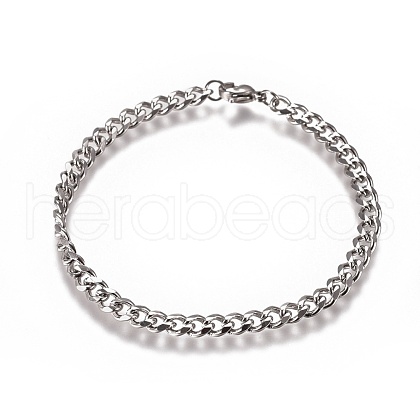 Tarnish Resistant Men's Curb Chain BJEW-E369-14A-1