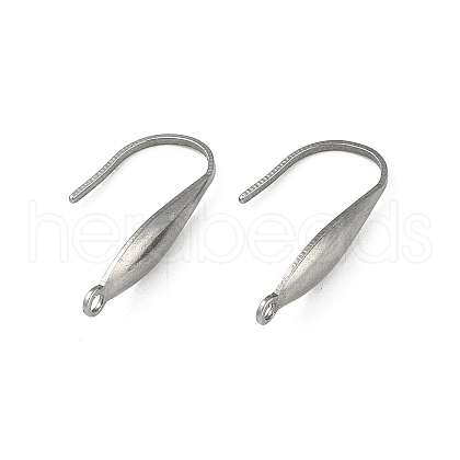 304 Stainless Steel Ear Wire Accessory X-STAS-Q336-12B-P-1
