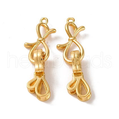 Brass Fold Over Clasps KK-U016-05G-1