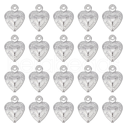 SUNNYCLUE 100Pcs 316 Surgical Stainless Steel Charms STAS-SC0004-48-1
