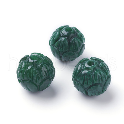 Natural Myanmar Jade/Burmese Jade Beads G-E418-40-1