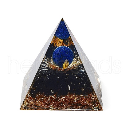 Orgonite Pyramid Resin Energy Generators DJEW-D013-02A-1