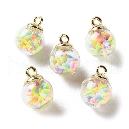 Glass Pendants FIND-Z083-01F-1