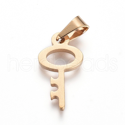 304 Stainless Steel Pendants STAS-I130-26G-1