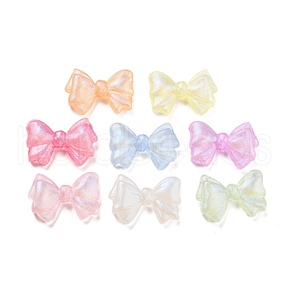 Transparent Luminous Acrylic Beads X-MACR-D024-40-1