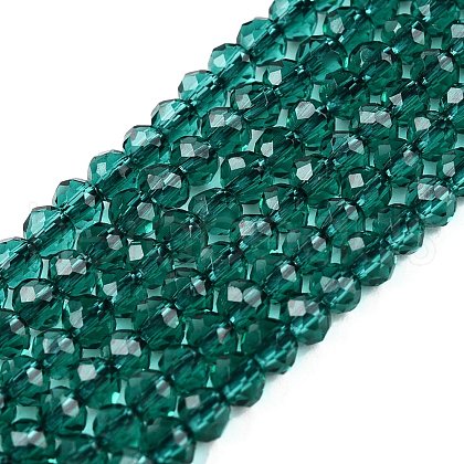 Glass Beads Strands EGLA-T021-01E-1