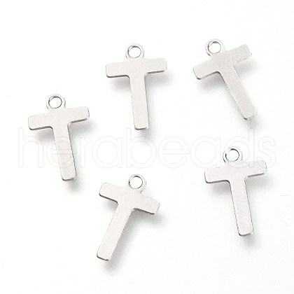 201 Stainless Steel Charms X-STAS-C021-06P-T-1