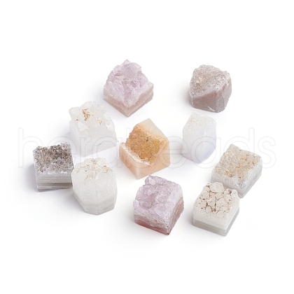 Natural Druzy Quartz Beads G-I274-15-1