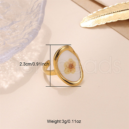 304 Stainless Steel with Adjustable Epoxy Cuff Rings FS-WG8B88B-02-1