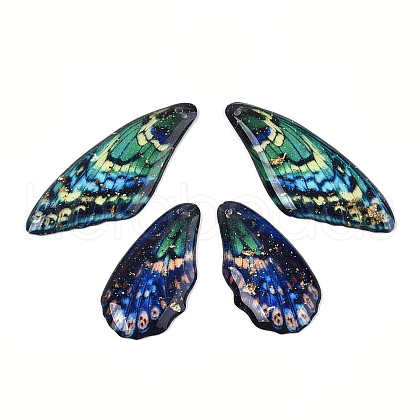 Epoxy Resin Pendants RESI-N045-02A-1