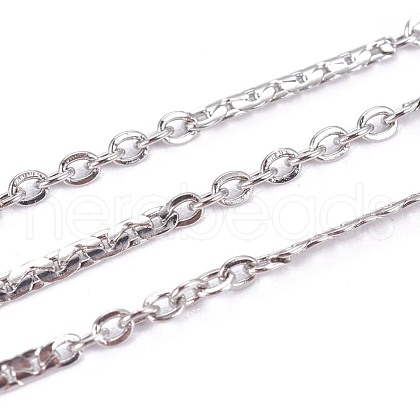 Tarnish Resistant 304 Stainless Steel Cable Chains STAS-I107-19P-1