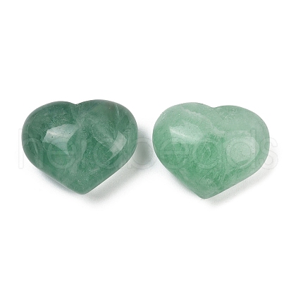 Mother's Day Gifts Heart Natural Green Fluorite Palm Stones G-C186-02A-1