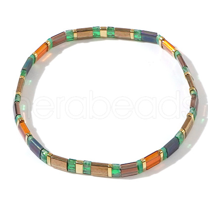 Vintage Ethnic Style Glass Seed Beads Stretch Bracelets for Women EH7956-6-1