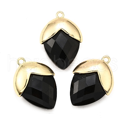 Natural Obsidian Pendants G-U019-03B-08-1