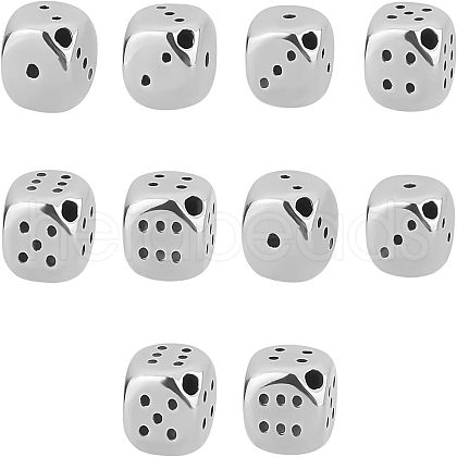 Unicraftale 10Pcs 304 Stainless Steel Beads STAS-UN0025-38-1