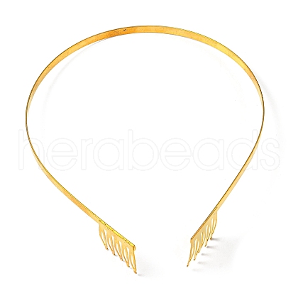 Brass Hair Band Findings MAK-K021-11G-1