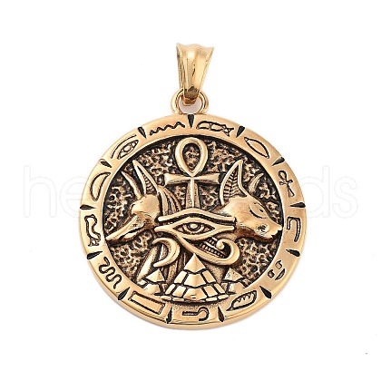 304 Stainless Steel Pendants STAS-S143-07B-1