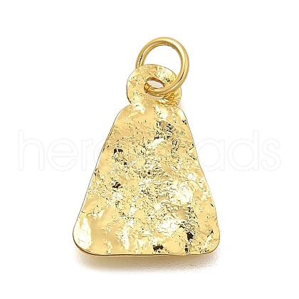 Triangle Brass Pendants KK-S508-36G-1