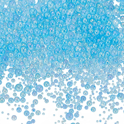 SUNNYCLUE 100G Bubble Beads GLAA-SC0002-34A-1