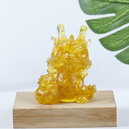 Resin Dragon Display Decoration PW-WG73739-01-1