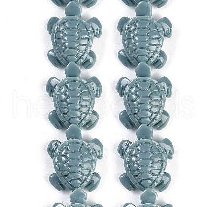 Synthetic Coral Carved Beads Strands CORA-L020-E-16-1