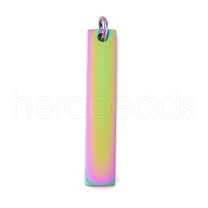 Ion Plating(IP) 304 Stainless Steel Pendants STAS-I311-14A-RC-1