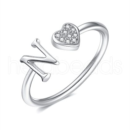 Adjustable Brass Rhinestone Cuff Rings for Women FS-WGEAD33-14-1