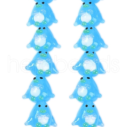 Handmade Lampwork Beads Strands LAMP-P066-03-1