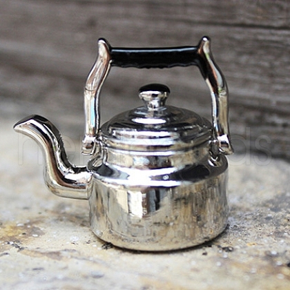 Alloy Miniature Kettle Ornaments BOTT-PW0001-174-1