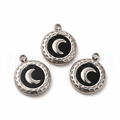 304 Stainless Steel Pendants STAS-A076-12P-1