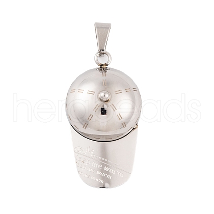 Non-Tarnish 304 Stainless Steel Pendants STAS-K283-09P-1