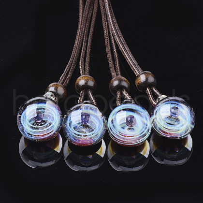 Handmade Lampwork Pendants LAMP-S190-02B-1