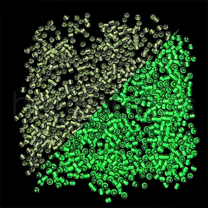 11/0 Luminous Glass Seed Beads LUMI-PW0001-186A-08-1