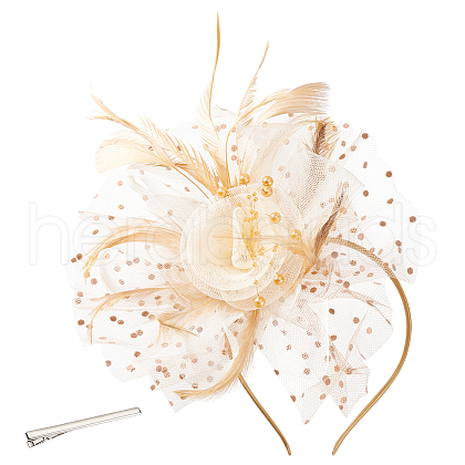 Mesh Veil Hair Bands MRMJ-WH0099-01-1
