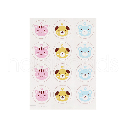 Self-Adhesive Paper Gift Tag Stickers DIY-I115-01-1