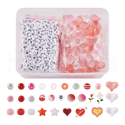 Craftdady DIY Jewelry Making Finding Kit for Valentine's Day DIY-CD0001-44-1