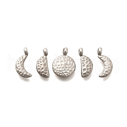 5Pcs 304 Stainless Steel Charms X-STAS-R140-01P-1
