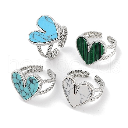 304 Stainless Steel Ring RJEW-B059-08P-1