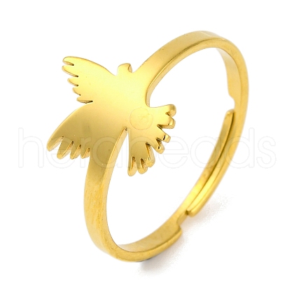 201 Stainless Steel Adjustable Rings for Women RJEW-D082-02H-1