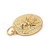 Rack Plating Brass Cler Cubic Zirconia Pendants KK-H431-47G-4