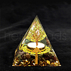 Viking Rune Symbol-God of War Orgonite Pyramid Resin Display Decorations DJEW-PW0006-02X-1