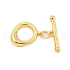 Brass Toggle Clasps KK-A223-09G-1