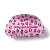 Leopard Print Pattern PVC Claw Hair Clips PHAR-M013-02H-1