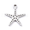 Non-Tarnish 201 Stainless Steel Charms STAS-D176-03P-2