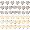 40Pcs 2 Colors 201 Stainless Steel Charms STAS-LP0001-36-1