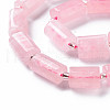 Natural Rose Quartz Beads Strands G-S345-8x11-014A-3
