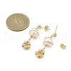 Mother's Day Jewellery Natural Pearl Dangle Stud Earrings EJEW-JE05304-4