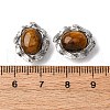 Natural Tiger Eye Oval Multi-Strand Links G-G207-02P-07-3